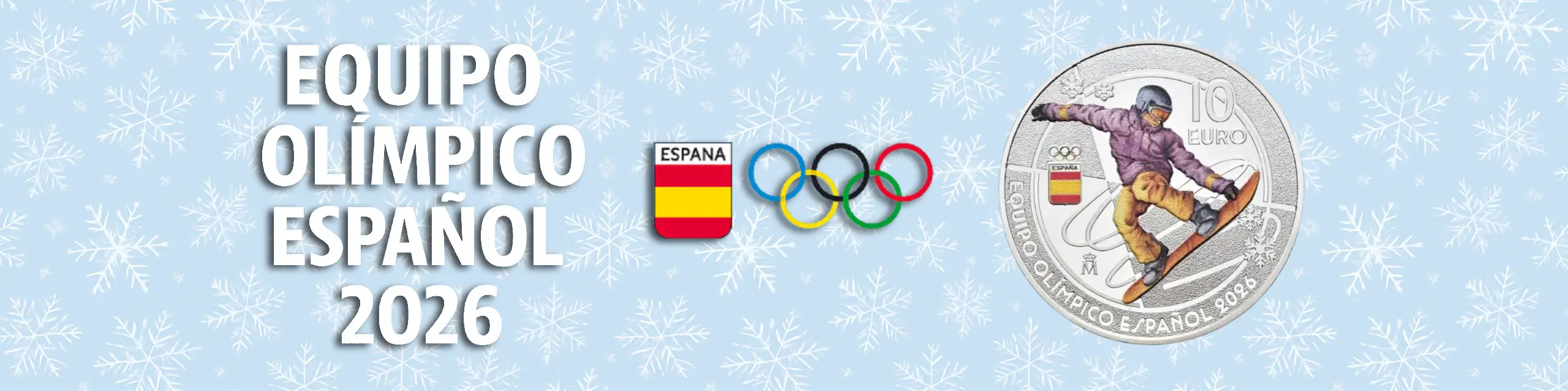 Banner 10 € Equipo Olímpico Español – Emisión 2025